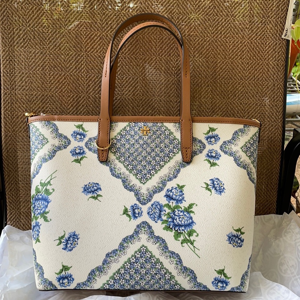 Tory Burch Kerrington Small Zip Tote Bag